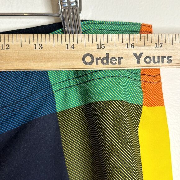 Y2K rusty mens colorful phantom style swim board shorts size 36 - Picture 5 of 9